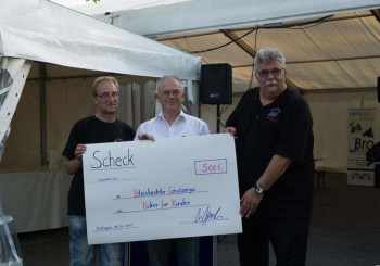 Spendenübergabe an unserem Event 2017